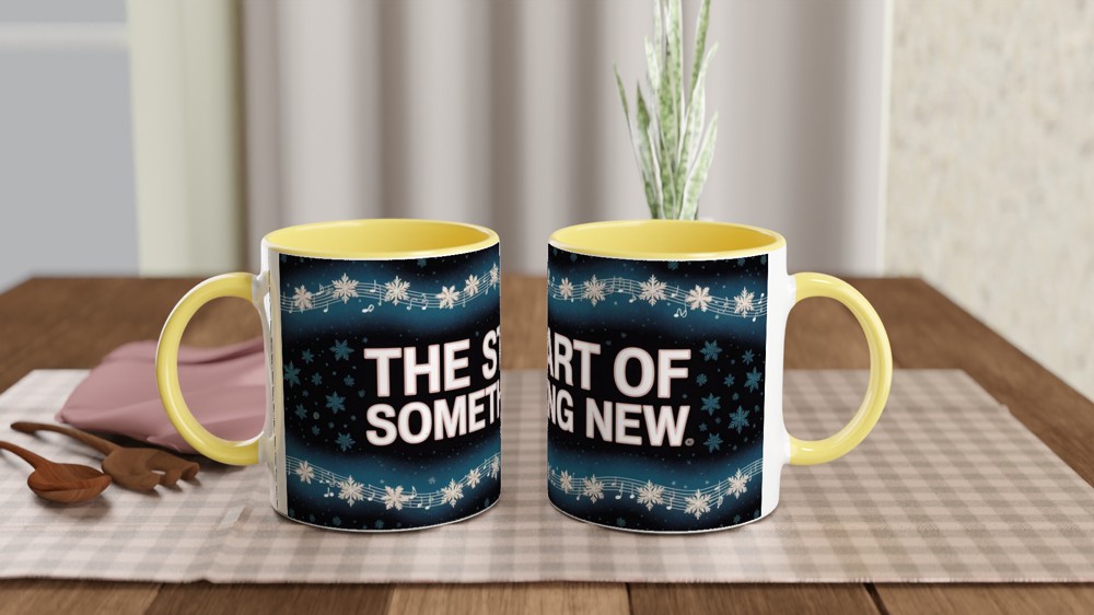 High School Musical Mug | The Start of Something New Quote | Musical Theatre Gift | New Job and Valentine's Present — view 8