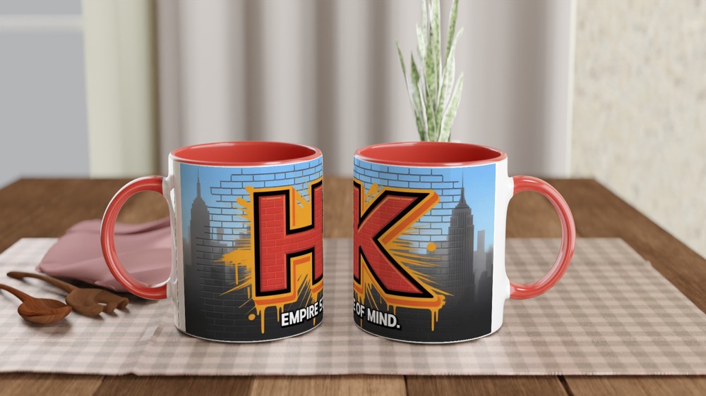 Empire State of Mind Mug | Hell's Kitchen Musical Gift | New York City Music Lover Present | Cool Graffiti Mug for Him — view 7