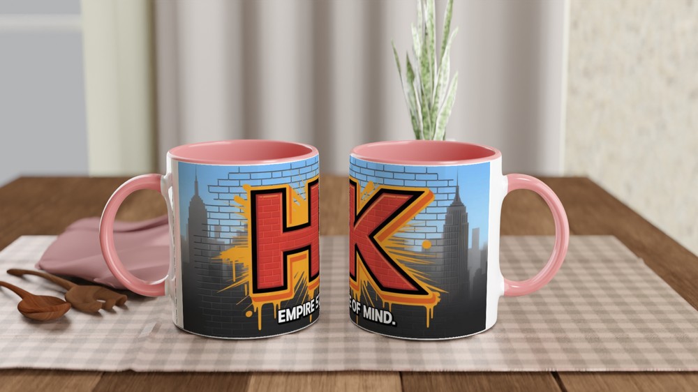 Empire State of Mind Mug | Hell's Kitchen Musical Gift | New York City Music Lover Present | Cool Graffiti Mug for Him — view 6