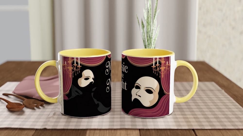 Phantom of the Opera Mug | Music of the Night Quote | Musical Theatre Gift | Gothic West End Present for Her or Him — view 8