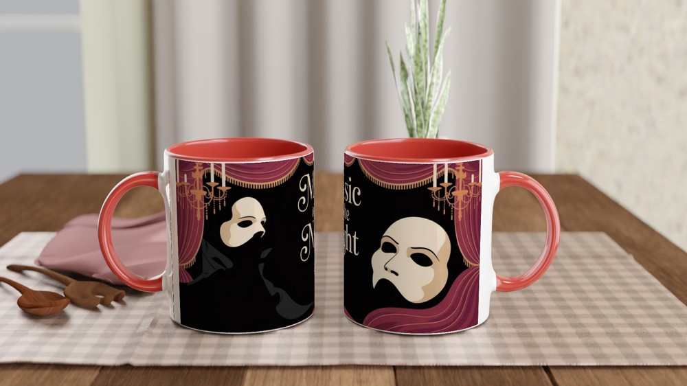 Phantom of the Opera Mug | Music of the Night Quote | Musical Theatre Gift | Gothic West End Present for Her or Him — view 7