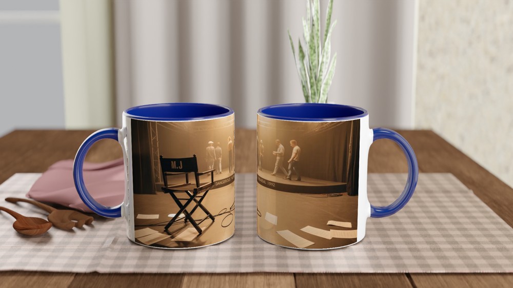 Michael Jackson Mug | Dangerous Tour Rehearsal Gift | 1992 Music Legend Present | For Him and Her — view 4