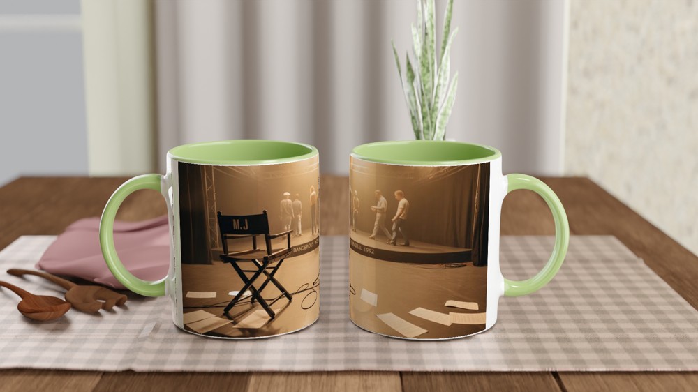Michael Jackson Mug | Dangerous Tour Rehearsal Gift | 1992 Music Legend Present | For Him and Her — view 5