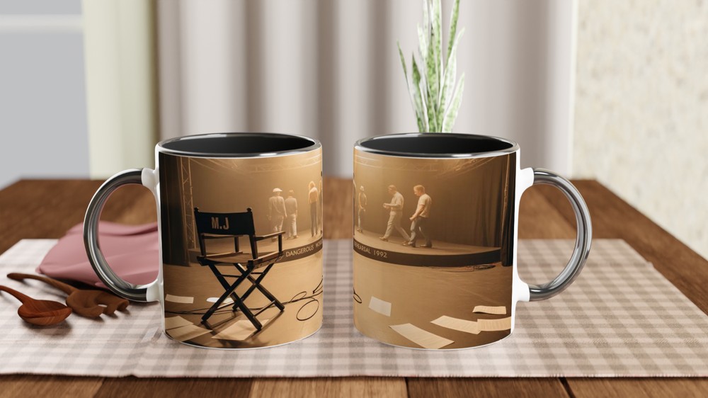 Michael Jackson Mug | Dangerous Tour Rehearsal Gift | 1992 Music Legend Present | For Him and Her — view 9