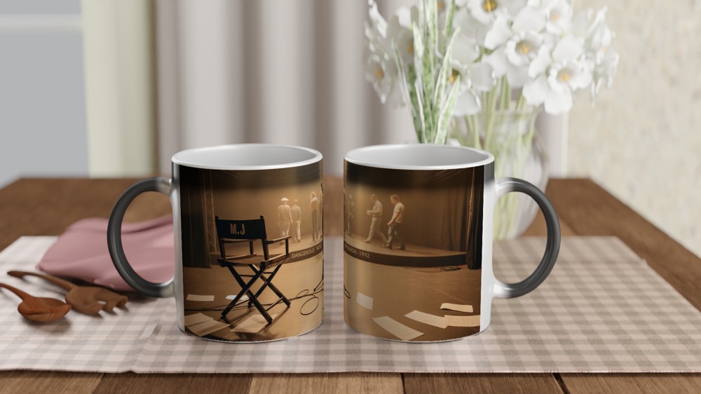 Michael Jackson Mug | Dangerous Tour Rehearsal Gift | 1992 Music Legend Present | For Him and Her — view 3