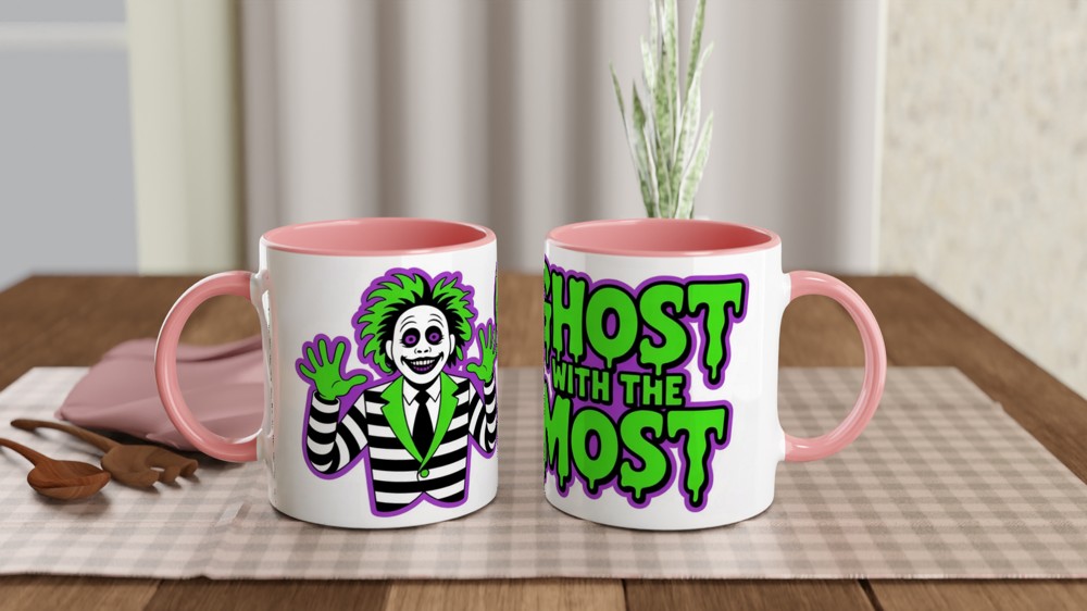 Beetlejuice Mug | 'Ghost With The Most' Quote | Musical Theatre Gift | Beetlejuice Theatre Present — view 6