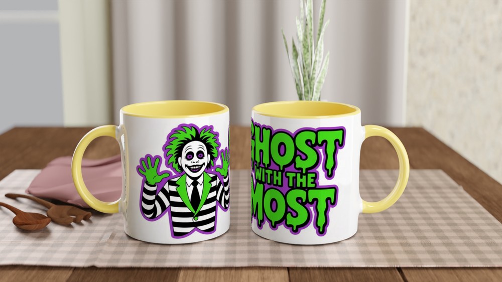 Beetlejuice Mug | 'Ghost With The Most' Quote | Musical Theatre Gift | Beetlejuice Theatre Present — view 8