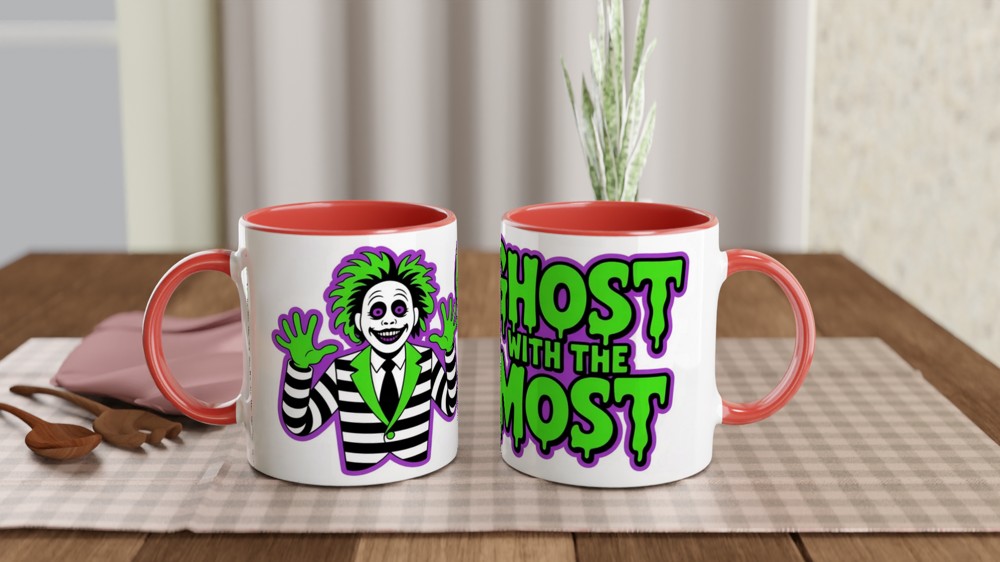 Beetlejuice Mug | 'Ghost With The Most' Quote | Musical Theatre Gift | Beetlejuice Theatre Present — view 7