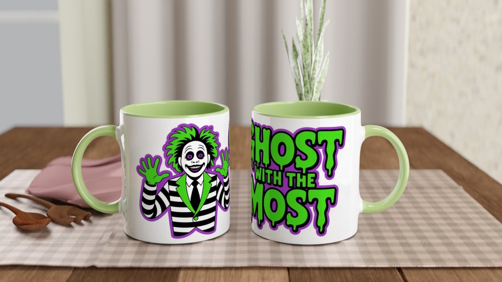 Beetlejuice Mug | 'Ghost With The Most' Quote | Musical Theatre Gift | Beetlejuice Theatre Present — view 5