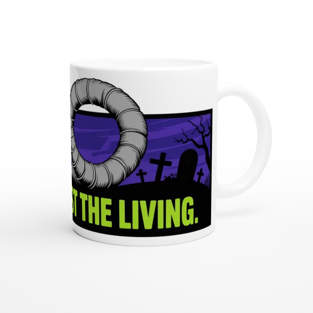 Beetlejuice Mug | 'Never Trust the Living' Quote | Musical Theatre Gift | Sandworm Present — view 12