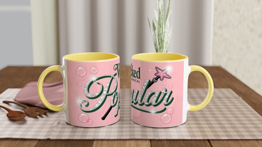 Wicked The Musical Popular Glitter Design Mug — view 8