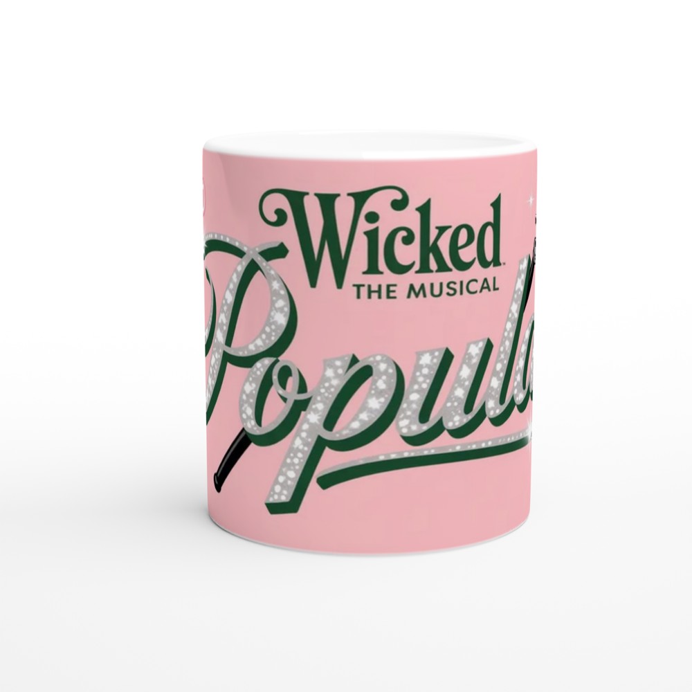 Wicked The Musical Popular Glitter Design Mug — view 11