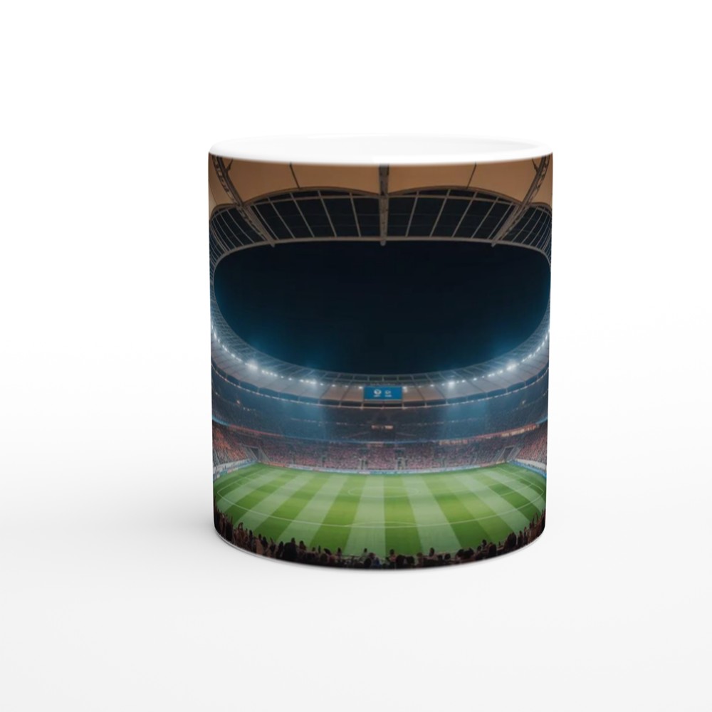 Football Stadium Night Match Panoramic Mug — view 11