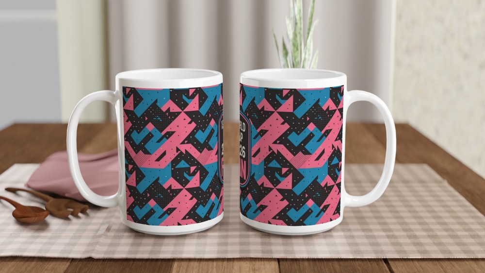 Football Fan Mug | 90s Goalkeeper Jersey Design | World Cup 2026 Gift | Retro Soccer Present for Him — view 2