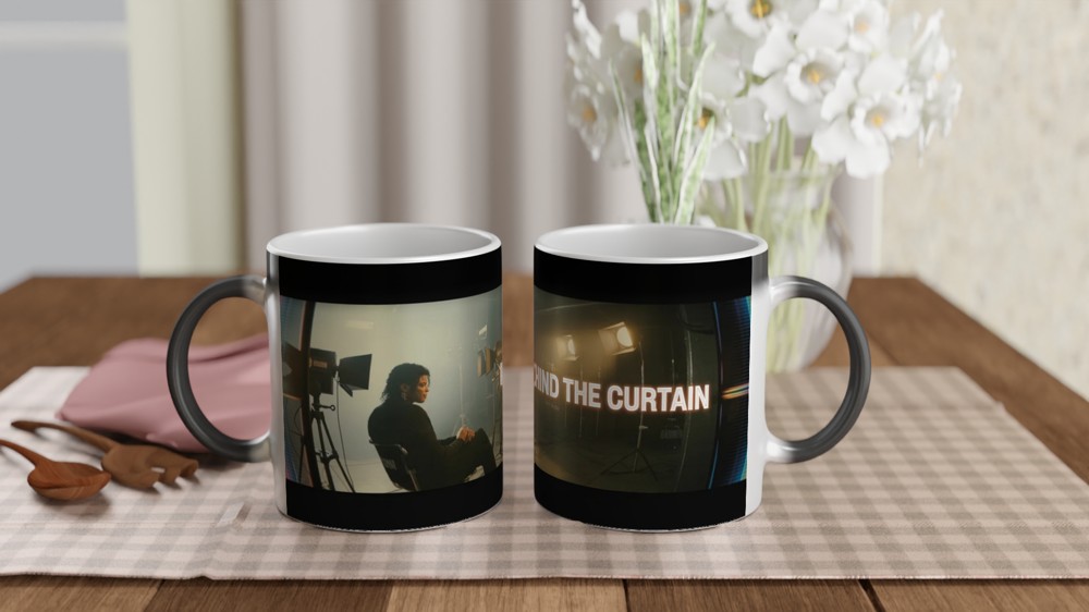 Behind The Curtain Studio Scene Mug — view 3