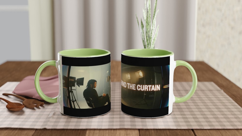 Behind The Curtain Studio Scene Mug — view 5