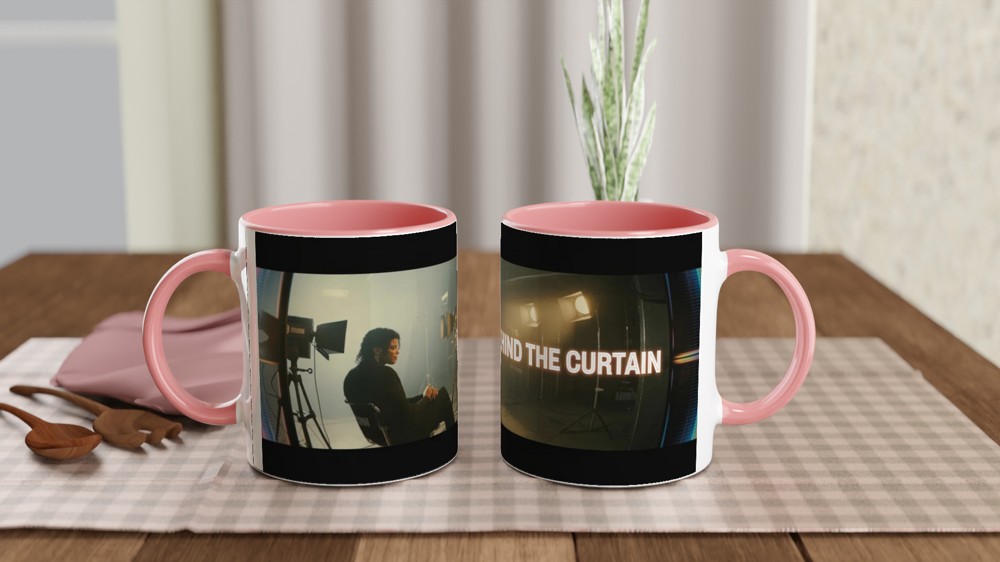 Behind The Curtain Studio Scene Mug — view 6