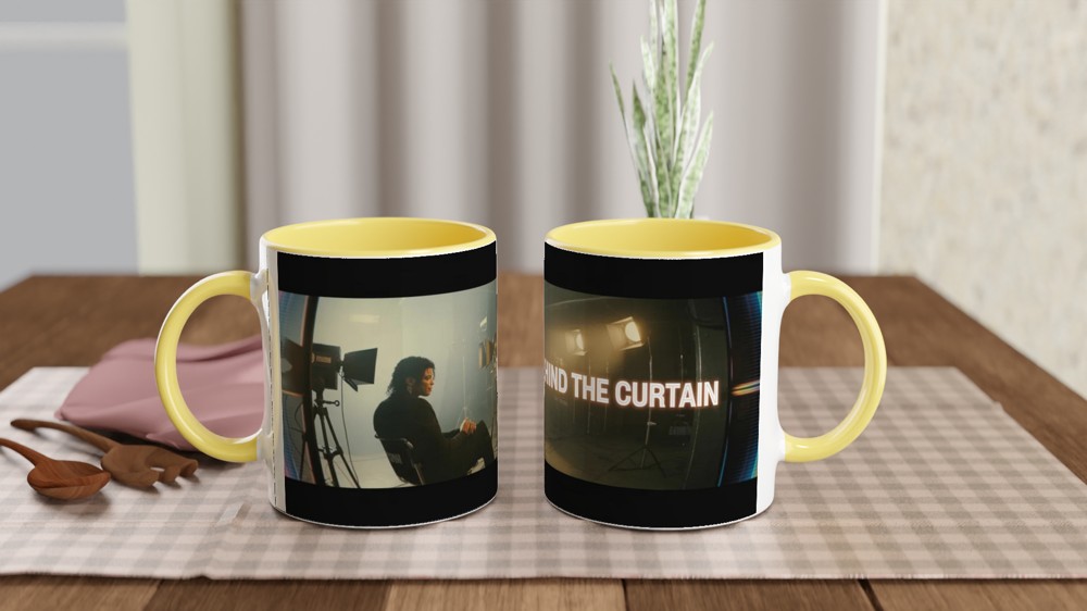 Behind The Curtain Studio Scene Mug — view 8