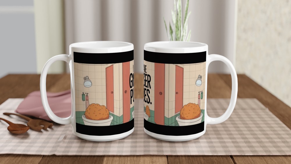 I Have Ginger Pubes Funny Bathroom Mug — view 2