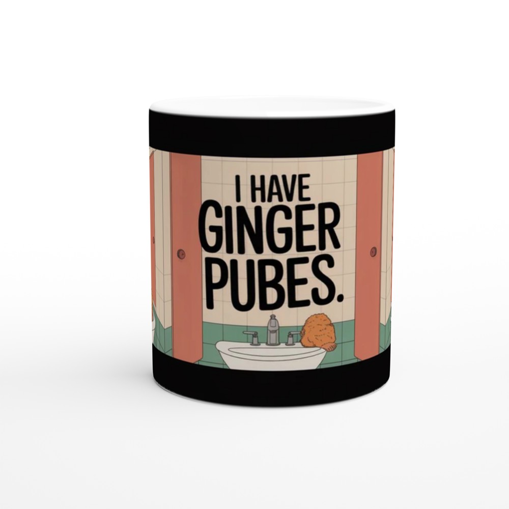I Have Ginger Pubes Funny Bathroom Mug — view 11