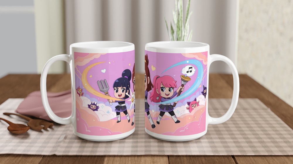 Chibi Magical Girls Squad Action Pose — view 2