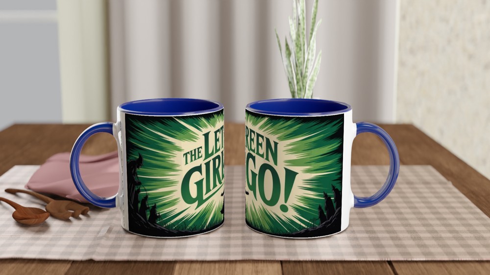 Let The Green Girl Go - Witch Silhouette Design — view 4
