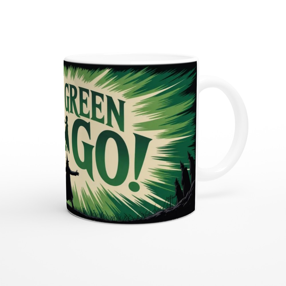 Let The Green Girl Go - Witch Silhouette Design — view 12