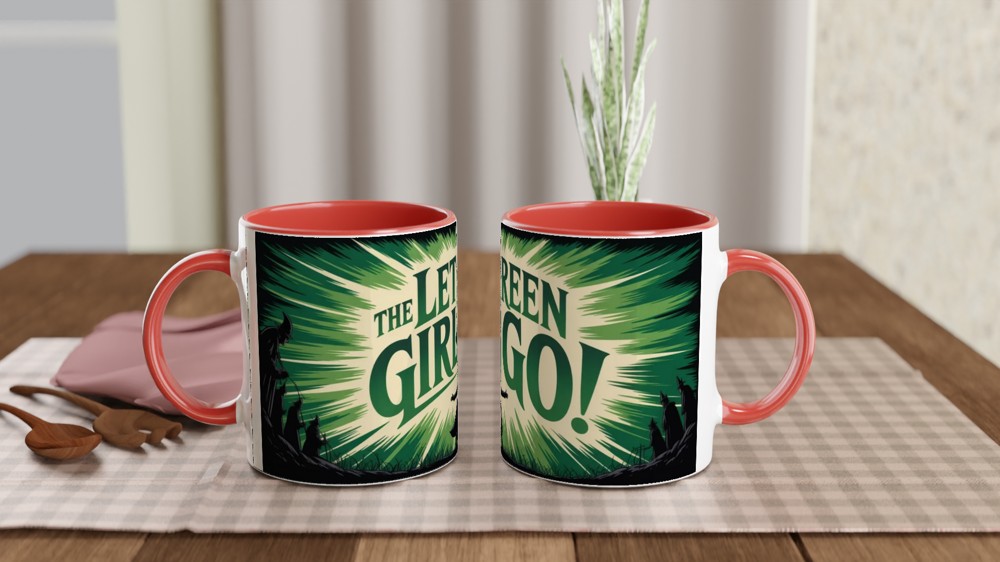 Let The Green Girl Go - Witch Silhouette Design — view 7