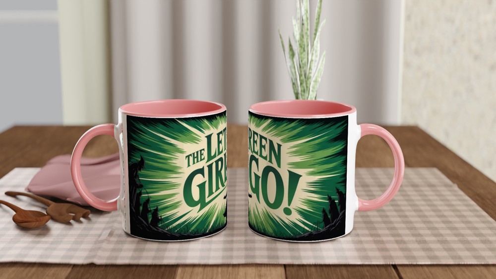 Let The Green Girl Go - Witch Silhouette Design — view 6