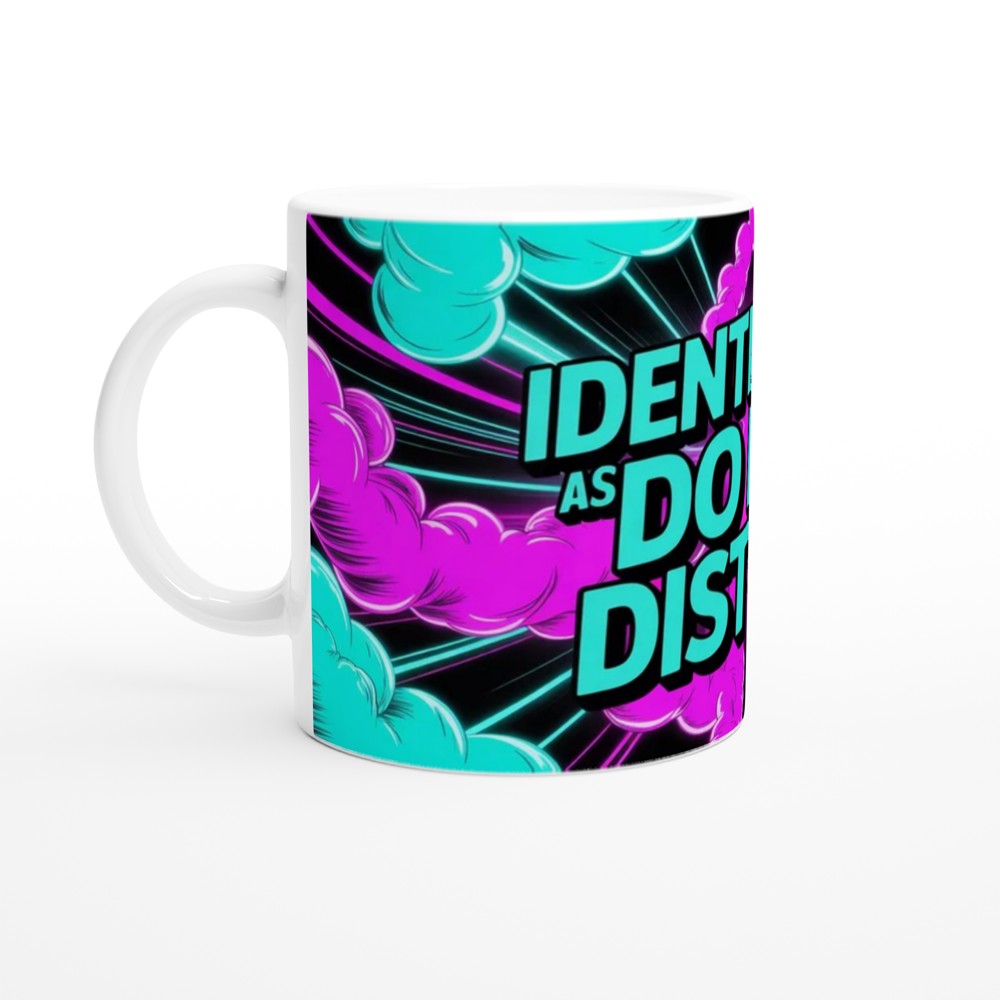 Identifying As Do Not Disturb - Comic Pop Art Mug — view 10