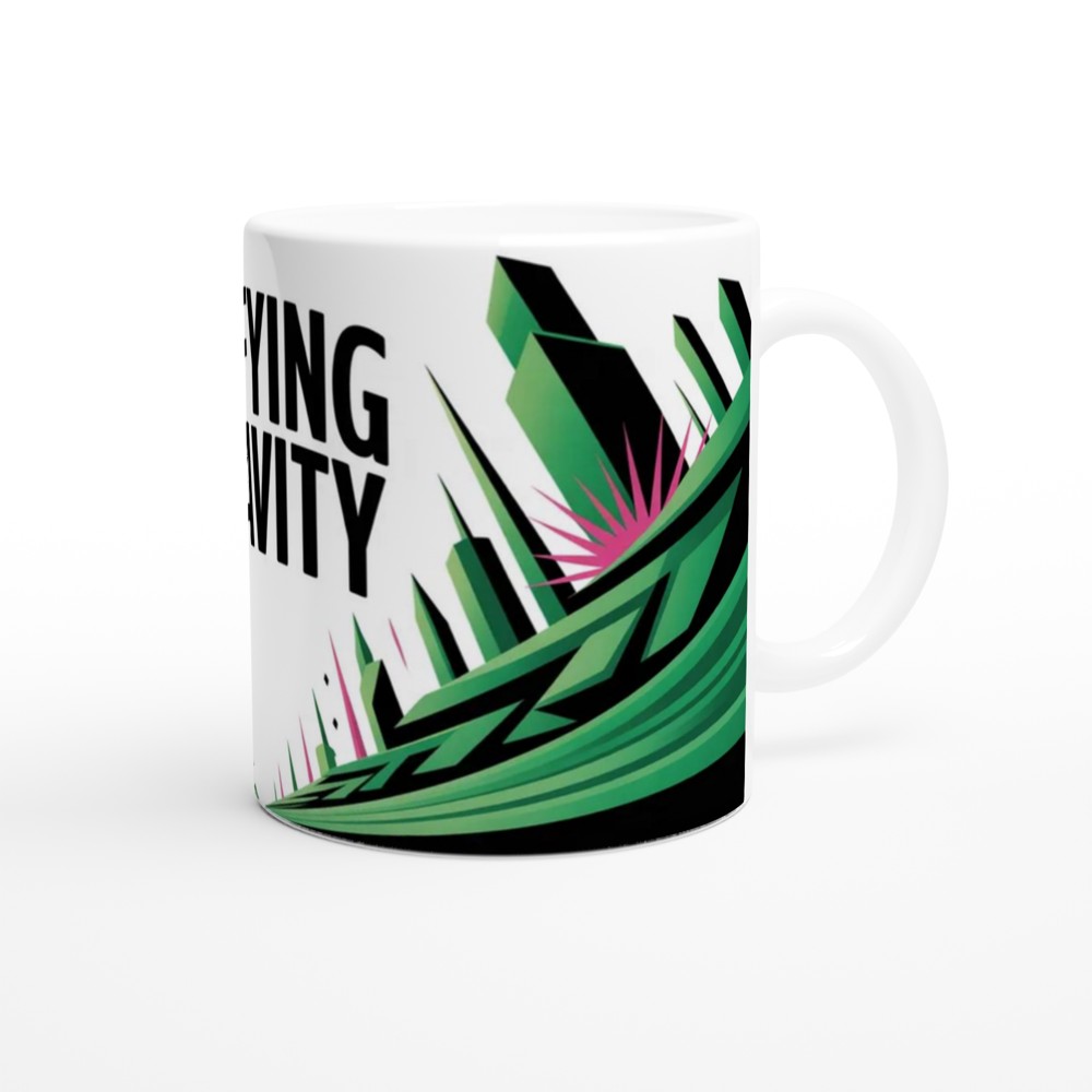 Defying Gravity Bold Geometric Design Mug — view 12