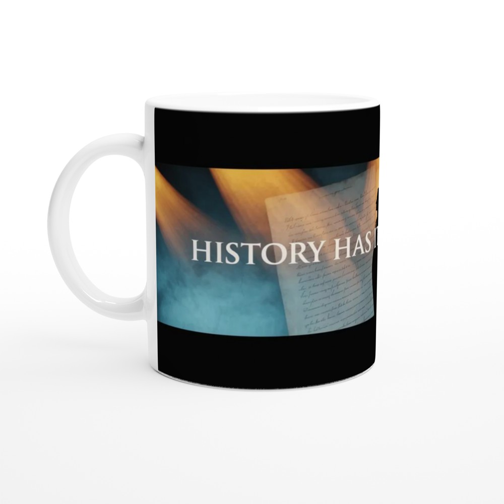 History Has Its Eyes On You - Historical Silhouette Mug — view 10