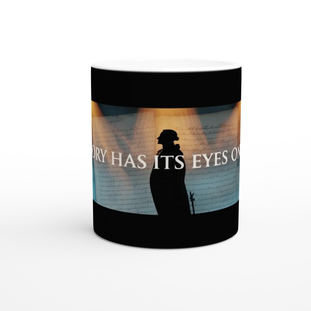 History Has Its Eyes On You - Historical Silhouette Mug — view 11