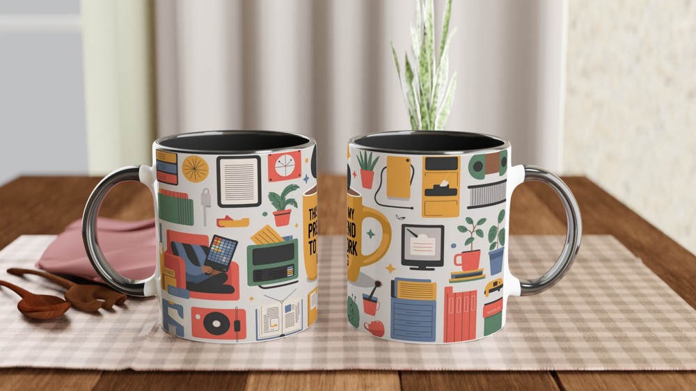 Pretend to Work Mug | Funny Office Humour Gift | Colleague Leaving Present | Secret Santa Work Joke Mug — view 9