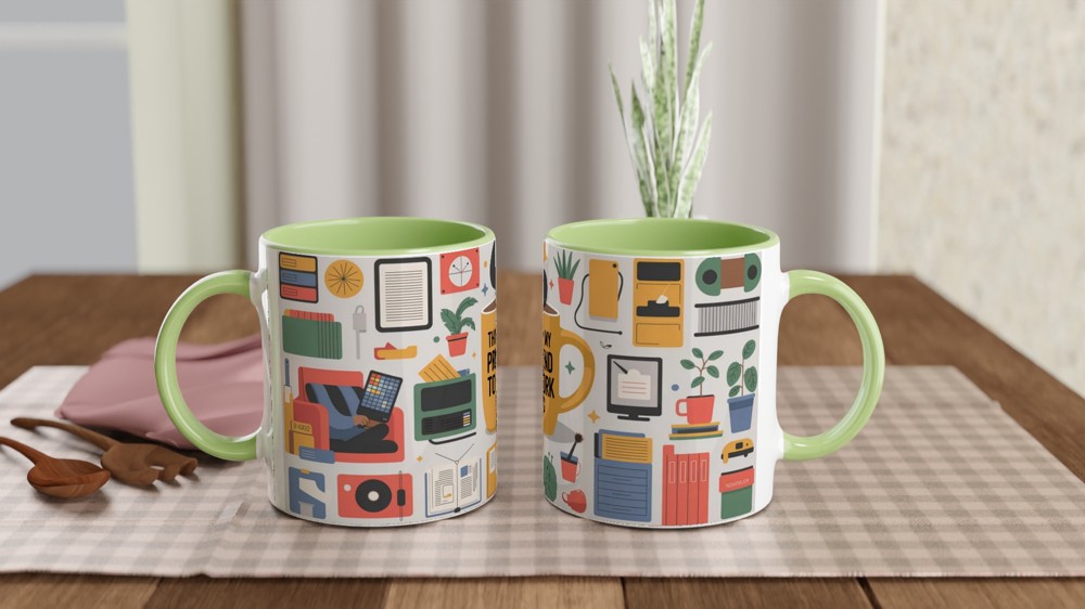 Pretend to Work Mug | Funny Office Humour Gift | Colleague Leaving Present | Secret Santa Work Joke Mug — view 5