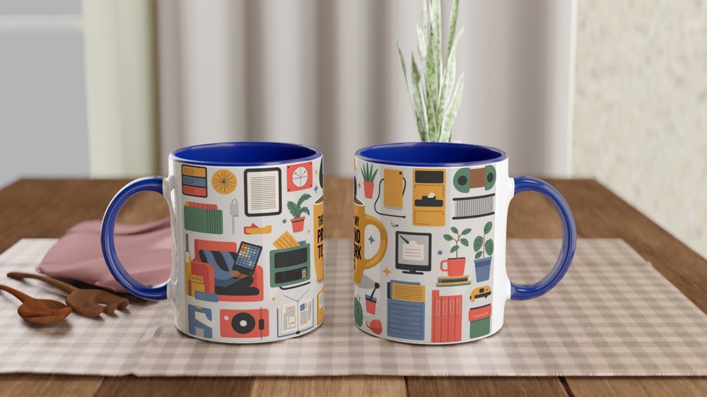 Pretend to Work Mug | Funny Office Humour Gift | Colleague Leaving Present | Secret Santa Work Joke Mug — view 4