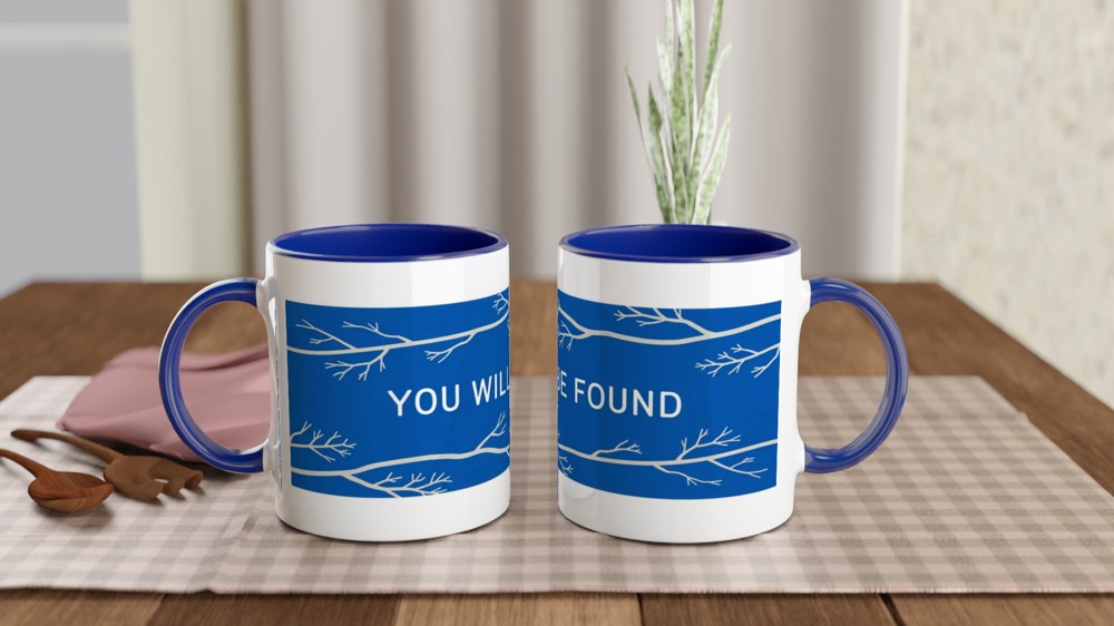You Will Be Found Inspirational Quote Mug with Tree Branch Design — view 4