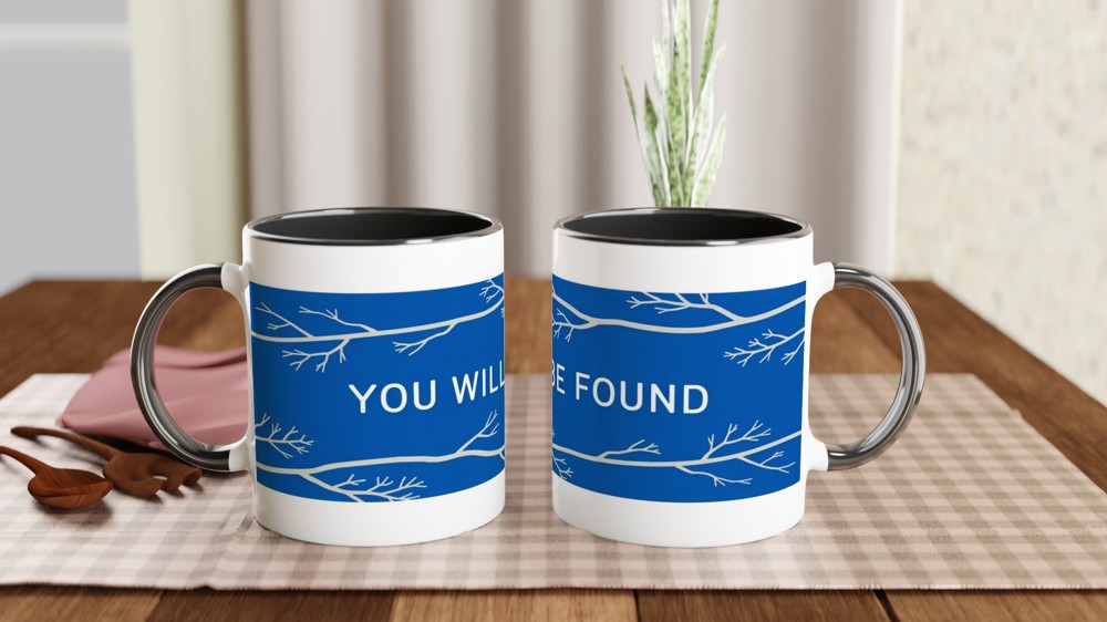 You Will Be Found Inspirational Quote Mug with Tree Branch Design — view 9