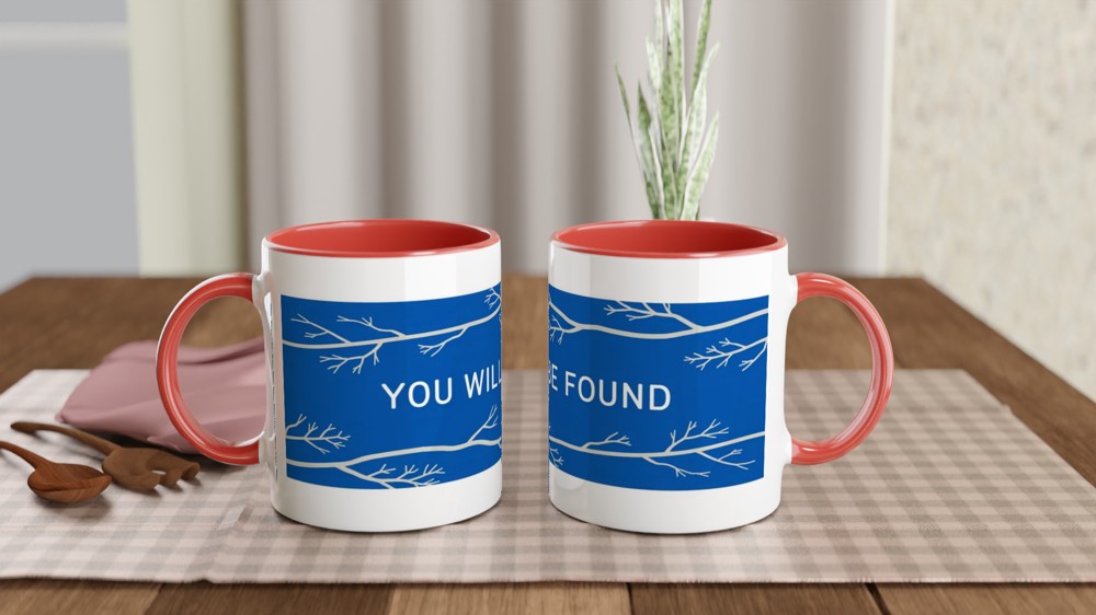 You Will Be Found Inspirational Quote Mug with Tree Branch Design — view 7