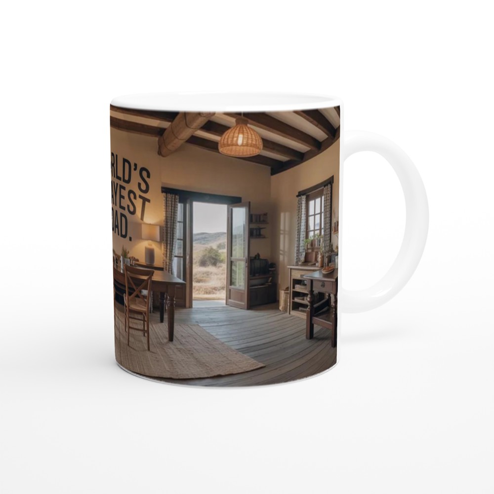 World's Okayest Dad Mug | Funny Father's Day Gift | Humorous Mug for Dad | Birthday Present for Him — view 12