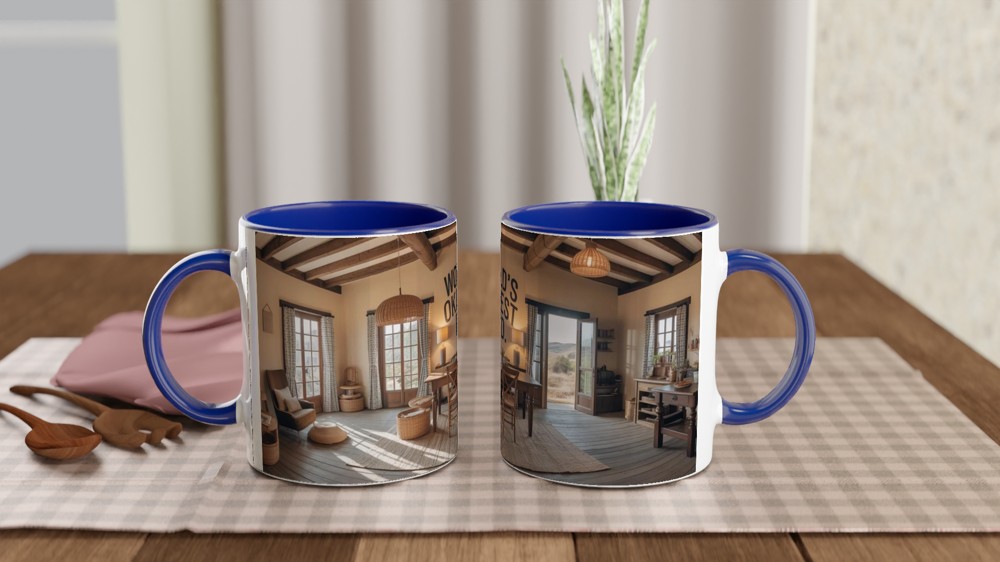 World's Okayest Dad Mug | Funny Father's Day Gift | Humorous Mug for Dad | Birthday Present for Him — view 4