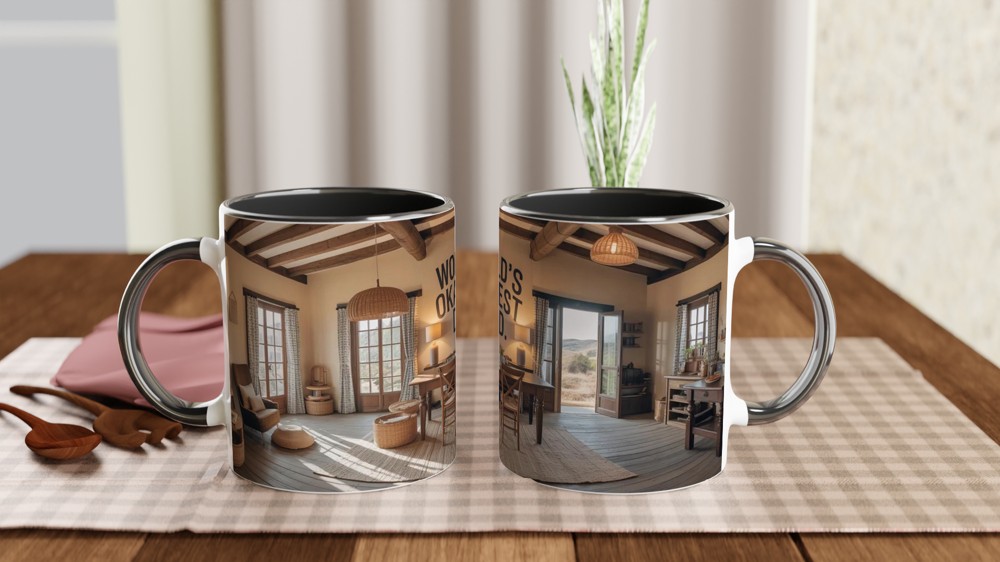 World's Okayest Dad Mug | Funny Father's Day Gift | Humorous Mug for Dad | Birthday Present for Him — view 9