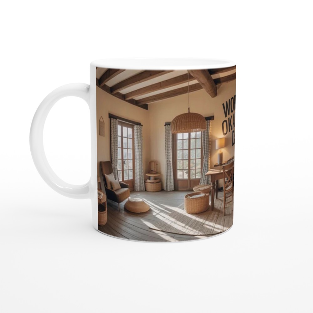 World's Okayest Dad Mug | Funny Father's Day Gift | Humorous Mug for Dad | Birthday Present for Him — view 10