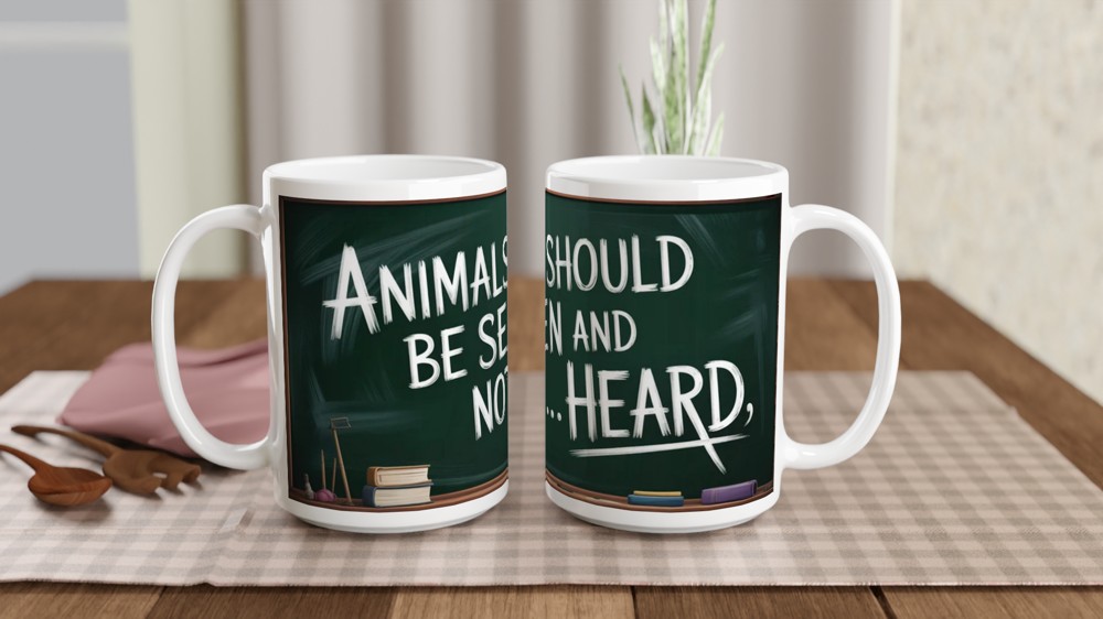 Wicked Musical Mug | Doctor Dillamond Blackboard Quote | Musical Theatre Gift | Theatre Lover Present — view 2