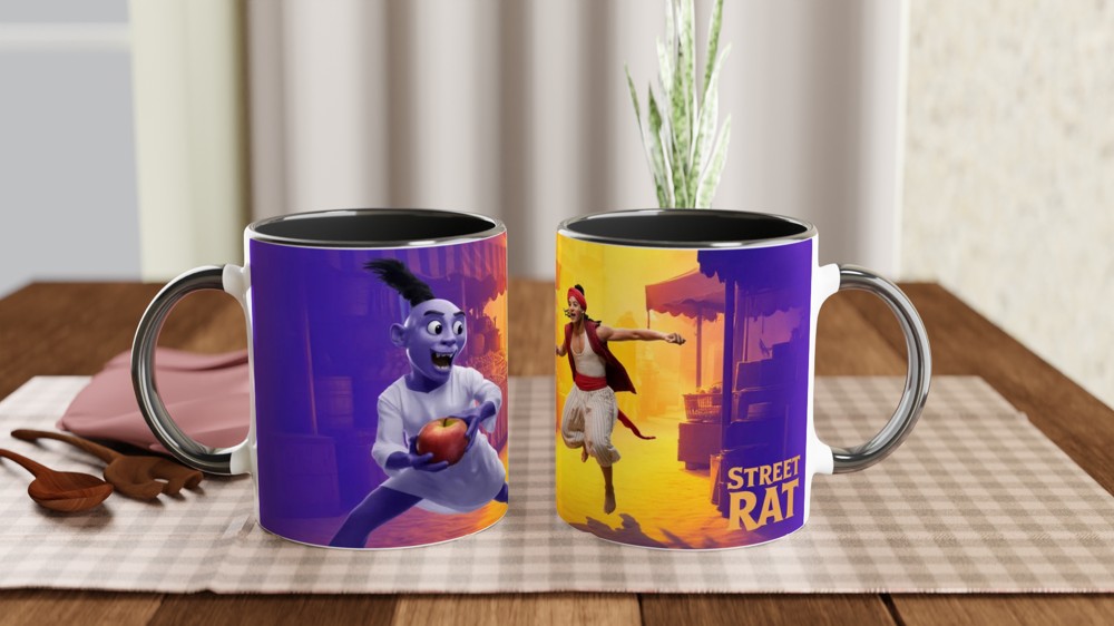 Street Rat Marketplace Chase Scene Mug — view 9