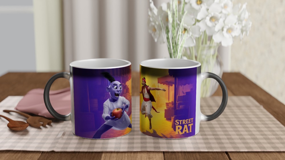 Street Rat Marketplace Chase Scene Mug — view 3