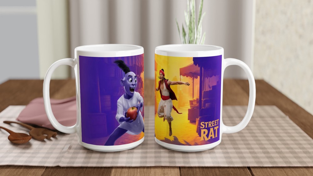 Street Rat Marketplace Chase Scene Mug — view 2