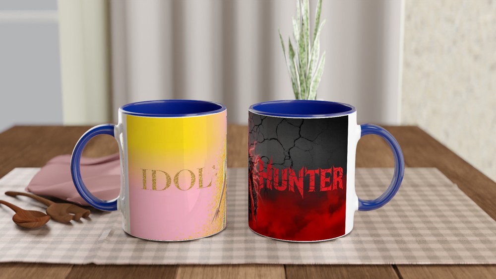 K-Pop Demon Hunter Mug | Dual Identity Idol Design | Korean Pop Music Lover Gift | Birthday Present for Best Friend — view 4