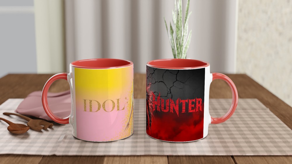 K-Pop Demon Hunter Mug | Dual Identity Idol Design | Korean Pop Music Lover Gift | Birthday Present for Best Friend — view 7