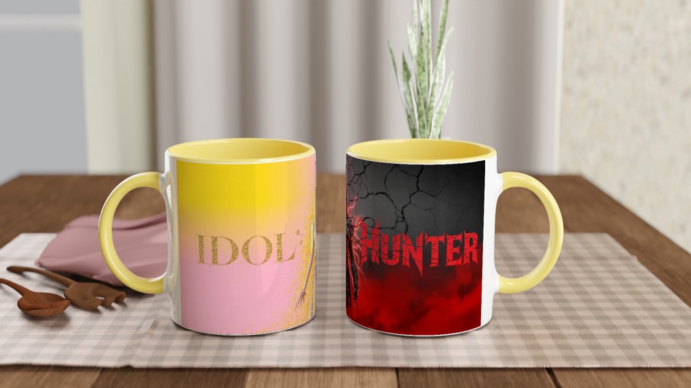 K-Pop Demon Hunter Mug | Dual Identity Idol Design | Korean Pop Music Lover Gift | Birthday Present for Best Friend — view 8